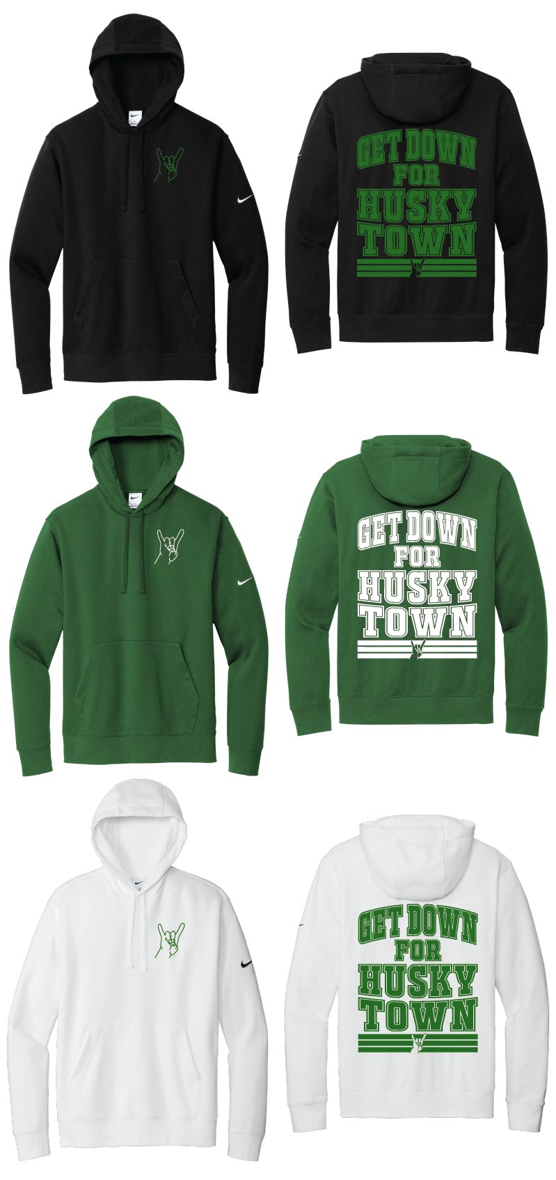 Nike 3 color hoodie sale